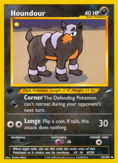 Houndour – Neo Destiny nr 043/105 (Standard)