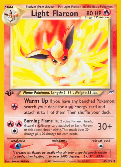 Light Flareon – Neo Destiny nr 046/105 (Standard)