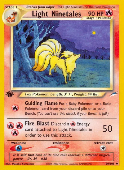 Light Ninetales – Neo Destiny nr 050/105 (Standard)