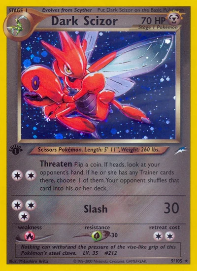 Dark Scizor – Neo Destiny nr 009/105 (Standard)