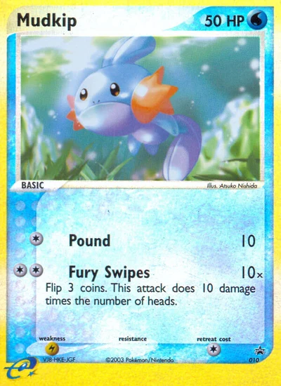 Mudkip – Nintendo Black Star Promos nr 010 (Standard)