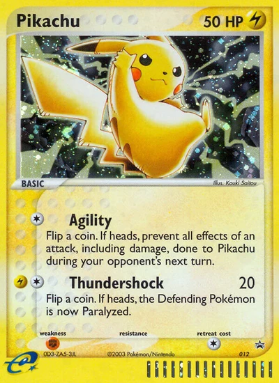 Pikachu – Nintendo Black Star Promos nr 012 (Standard)