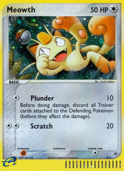 Meowth – Nintendo Black Star Promos nr 013 (Standard)