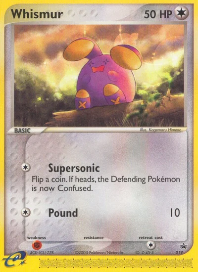 Whismur – Nintendo Black Star Promos nr 019 (Standard)