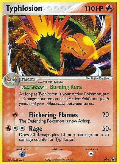 Typhlosion – Nintendo Black Star Promos nr 034 (Standard)