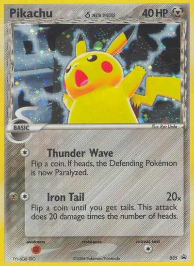 Pikachu δ – Nintendo Black Star Promos nr 035 (Standard)