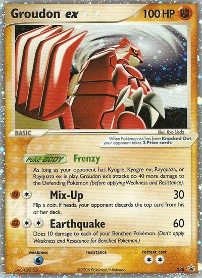 Groudon ex – Nintendo Black Star Promos nr 038 (Standard)