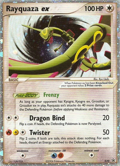 Rayquaza ex – Nintendo Black Star Promos nr 039 (Standard)