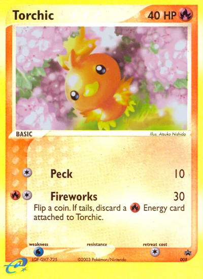 Torchic – Nintendo Black Star Promos nr 008 (Standard)