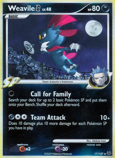Weavile G – Platinum nr 017/127 (Standard)