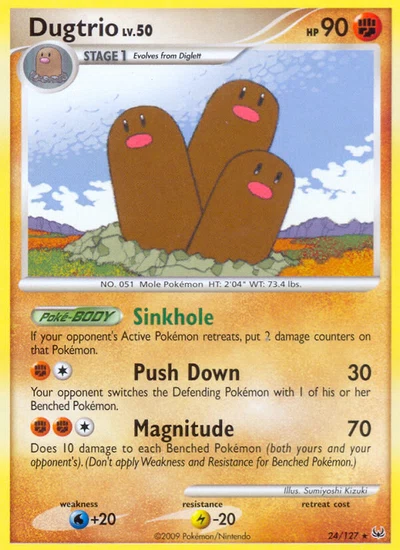 Dugtrio – Platinum nr 024/127 (Standard)