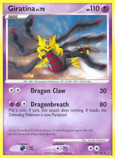Giratina – Platinum nr 028/127 (Standard)