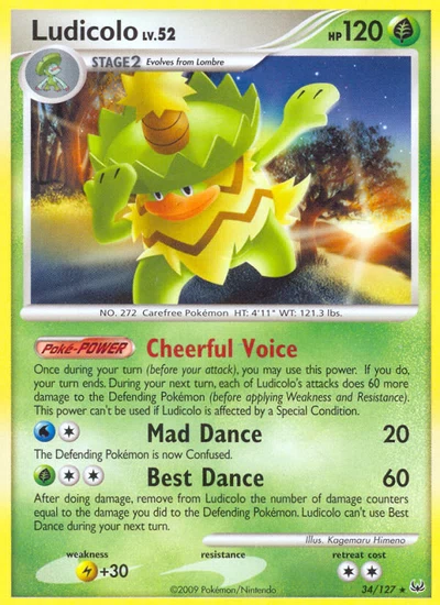 Ludicolo – Platinum nr 034/127 (Standard)