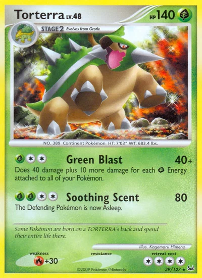 Torterra – Platinum nr 039/127 (Standard)
