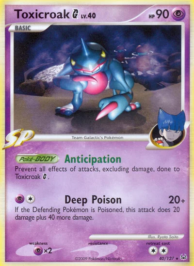 Toxicroak G – Platinum nr 040/127 (Standard)