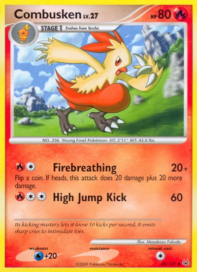 Combusken – Platinum nr 045/127 (Standard)