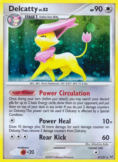 Delcatty – Platinum nr 004/127 (Standard)