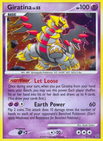 Giratina – Platinum nr 009/127 (Standard)