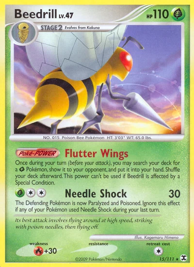 Beedrill – Rising Rivals nr 015/111 (Standard)