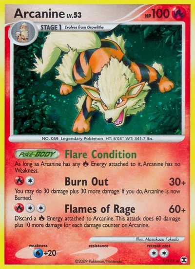 Arcanine – Rising Rivals nr 001/111 (Standard)