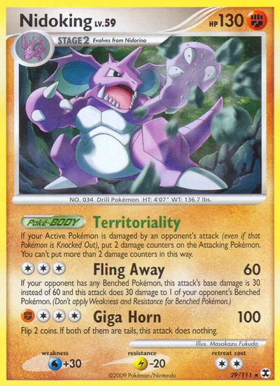 Nidoking – Rising Rivals nr 029/111 (Standard)