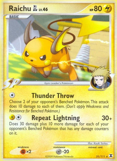Raichu GL – Rising Rivals nr 031/111 (Standard)