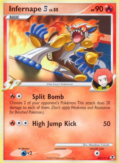 Infernape E4 – Rising Rivals nr 043/111 (Standard)