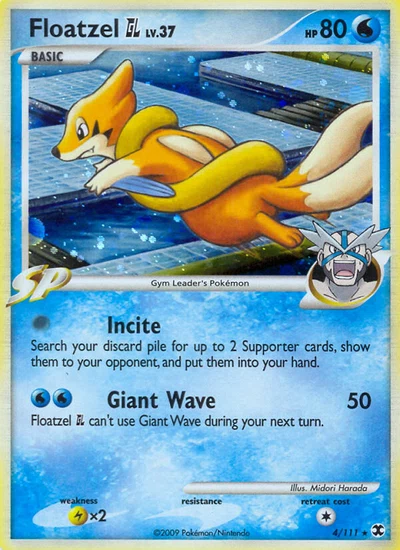 Floatzel GL – Rising Rivals nr 004/111 (Standard)