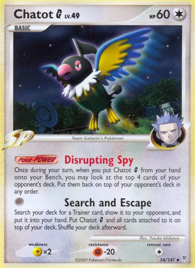 Chatot G – Supreme Victors nr 054/147 (Standard)