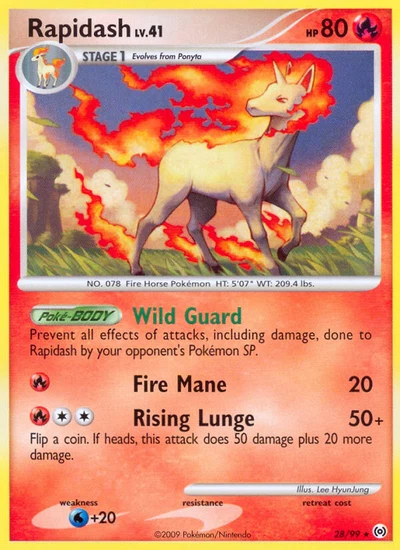Rapidash – Arceus nr 028/099 (Standard)