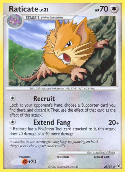 Raticate – Arceus nr 029/099 (Standard)