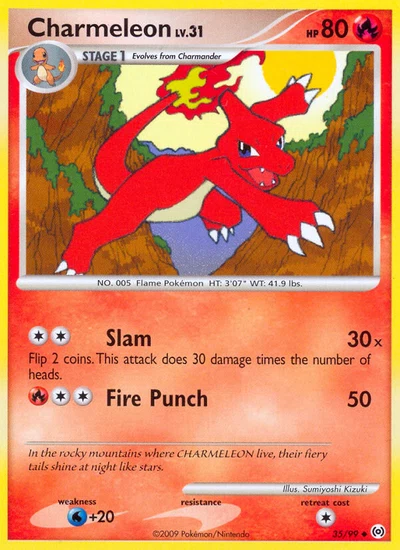Charmeleon – Arceus nr 035/099 (Standard)