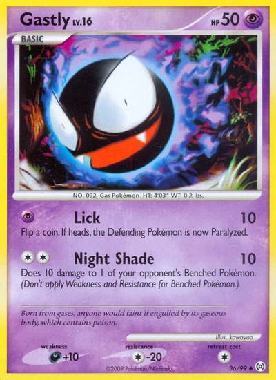 Gastly – Arceus nr 036/099 (Standard)