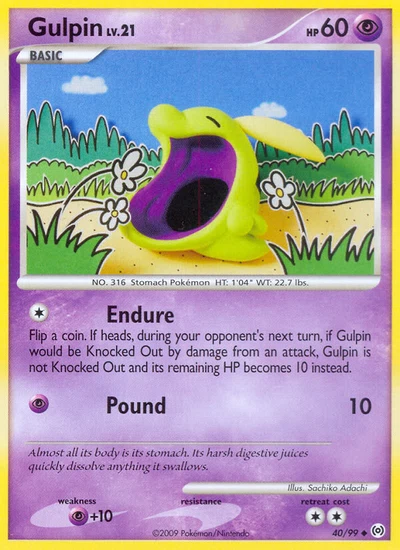Gulpin – Arceus nr 040/099 (Standard)