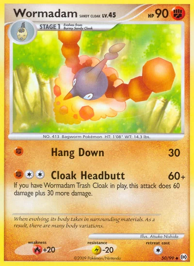 Wormadam Sandy Cloak – Arceus nr 050/099 (Standard)