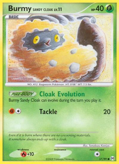 Burmy Sandy Cloak – Arceus nr 057/099 (Standard)