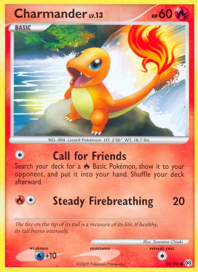 Charmander – Arceus nr 059/099 (Standard)