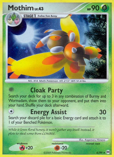 Mothim – Arceus nr 006/099 (Standard)