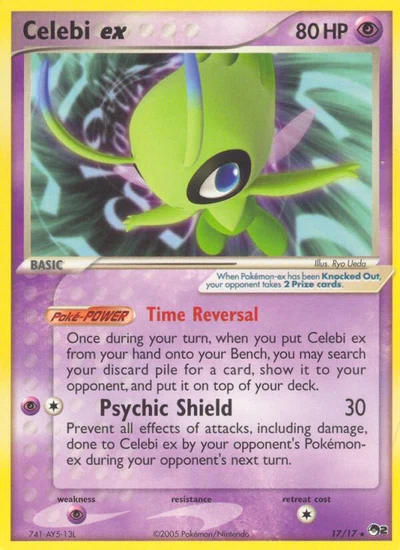 Celebi ex – POP Series 2 nr 017/017 (Standard)