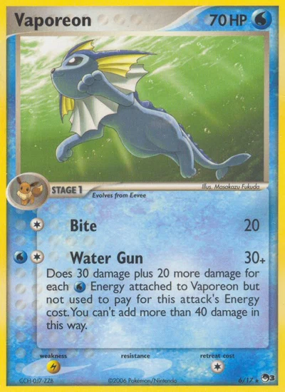Vaporeon – POP Series 3 nr 006/017 (Standard)