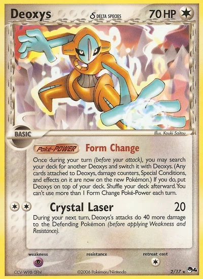 Deoxys δ – POP Series 4 nr 002/017 (Standard)