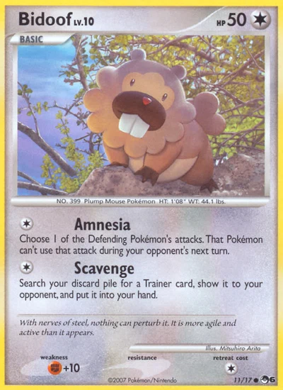 Bidoof – POP Series 6 nr 011/017 (Standard)