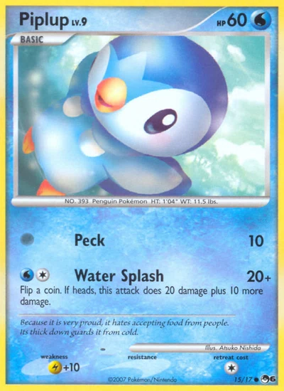 Piplup – POP Series 6 nr 015/017 (Standard)