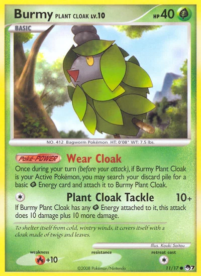 Burmy Plant Cloak – POP Series 7 nr 011/017 (Standard)
