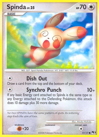 Spinda – POP Series 7 nr 017/017 (Standard)