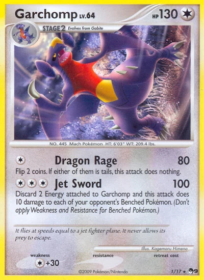 Garchomp – POP Series 9 nr 001/017 (Standard)