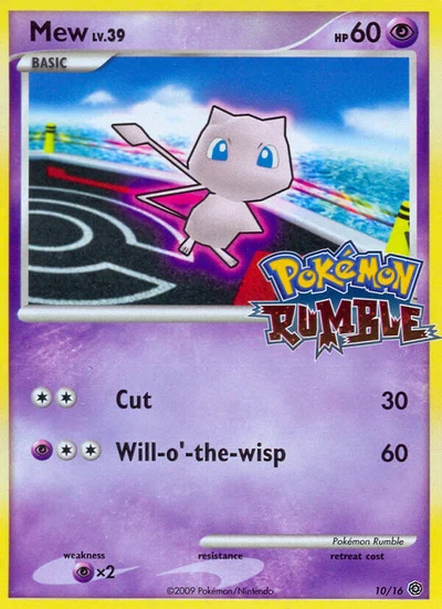 Mew – Pokémon Rumble nr 010/016 (Standard)