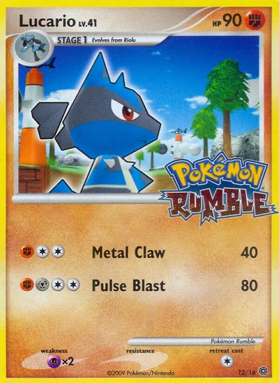 Lucario – Pokémon Rumble nr 012/016 (Standard)