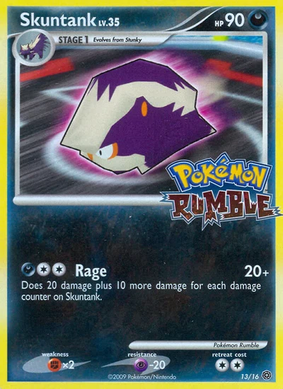 Skuntank – Pokémon Rumble nr 013/016 (Standard)
