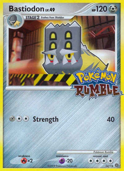Bastiodon – Pokémon Rumble nr 014/016 (Standard)